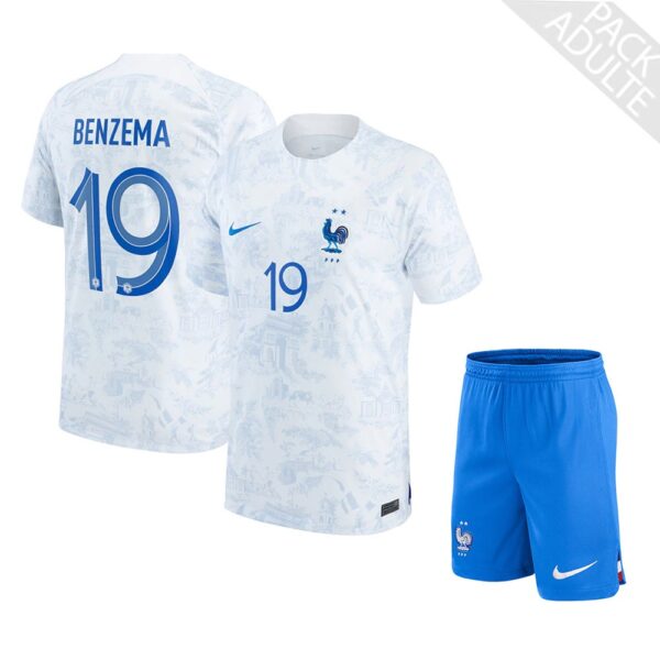 PACK FRANCE EXTERIEUR BENZEMA ADULTE 2022-2023