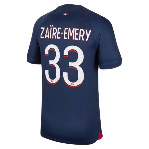 MAILLOT PSG DOMICILE ZAIRE-EMERY 2023-2024