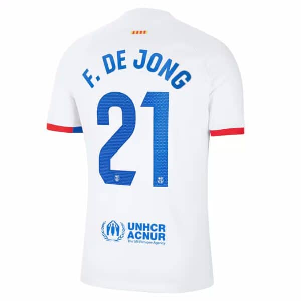 MAILLOT FC BARCELONE EXTERIEUR FRENKIE DE JONG 2023-2024