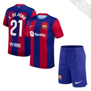 PACK FC BARCELONE DOMICILE FRENKIE DE JONG 2023-2024