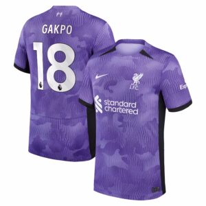 MAILLOT LIVERPOOL THIRD GAKPO 2023-2024