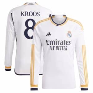 MAILLOT REAL MADRID DOMICILE KROOS MANCHES LONGUES 2023-2024