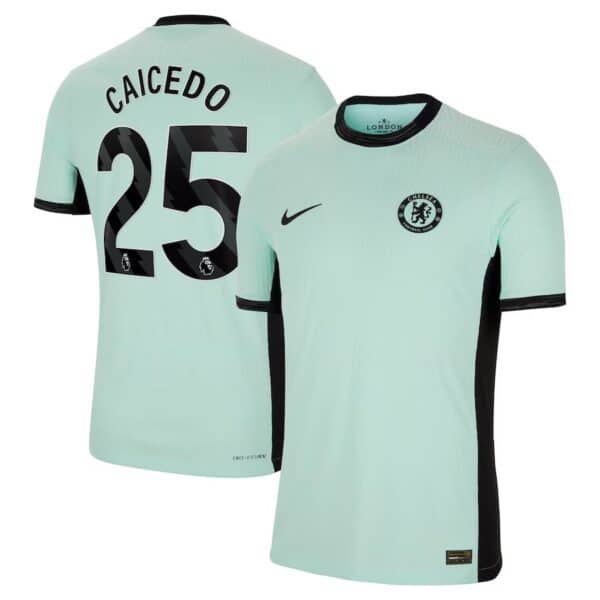 MAILLOT CHELSEA THIRD CAICEDO VERSION VAPOR MATCH 2023-2024