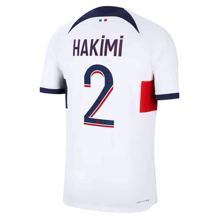 MAILLOT PSG EXTERIEUR HAKIMI VERSION VAPOR MATCH 2023-2024