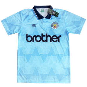 MAILLOT RETRO MANCHESTER CITY DOMICILE SAISON 1989-1990