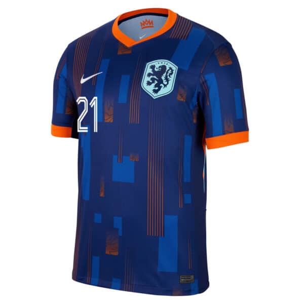 MAILLOT PAYS-BAS EXTERIEUR FRENKIE DE JONG SAISON 2024-2025