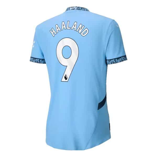 MAILLOT MANCHESTER CITY DOMICILE HAALAND AUTHENTIC SAISON 2024-2025