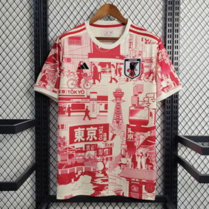 MAILLOT JAPON EDITION SPECIALE TOKYO ROUGE SAISON 2024-2025