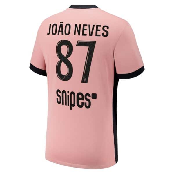 MAILLOT PSG THIRD JOAO NEVES SAISON 2024-2025